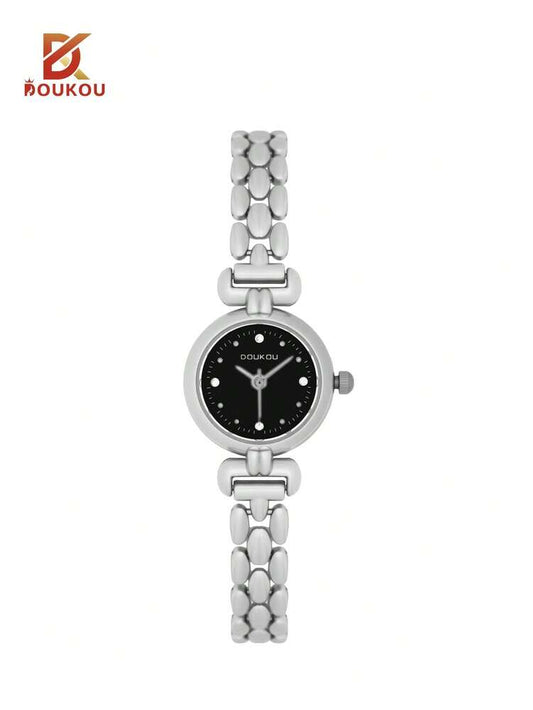 DOUKOU New Arrival Luxury Gold-Tone Waterproof Women's Watch With Sparkling Rhinestone & Zirconia Decorations