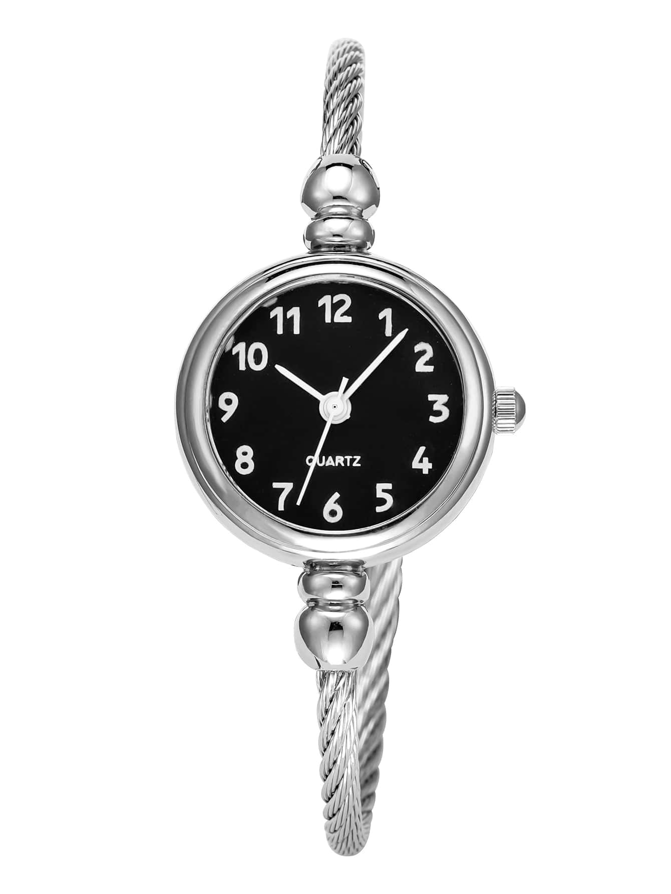 1pc Vintage Retro Roman Numeral Women Quartz Wrist Watch
